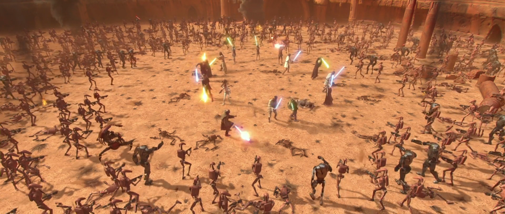 The Geonosian Jedi Massacre